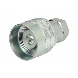Hydraulic quick connector, plug-in type, screw-on connector