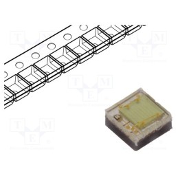 1 pcs x ProLight Opto - PQ2A-4FGE - LED, green, 130°, 350mA, λd: 515÷535nm, 80÷94lm, 1.6x1.6x0.75mm