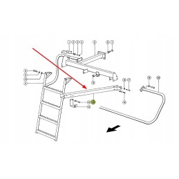 821907 2 boarding ladder holder