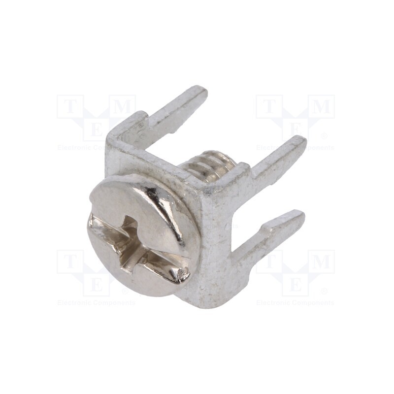 2 pcs x KEYSTONE - 7775 - Terminal: screw terminal, low profile, THT,screw terminal, 7x5mm