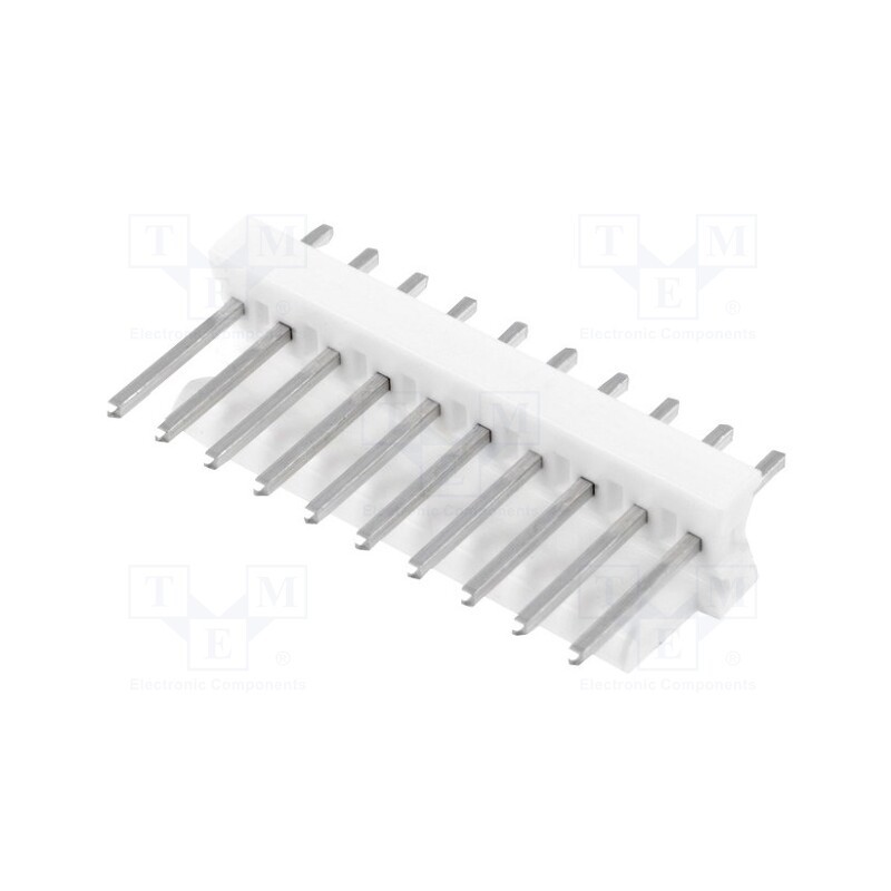 2 pcs x TE Connectivity - 1-640456-0 - Socket, wire-board, male, PIN: 10, 2.54mm, THT, MTA-100, tinned