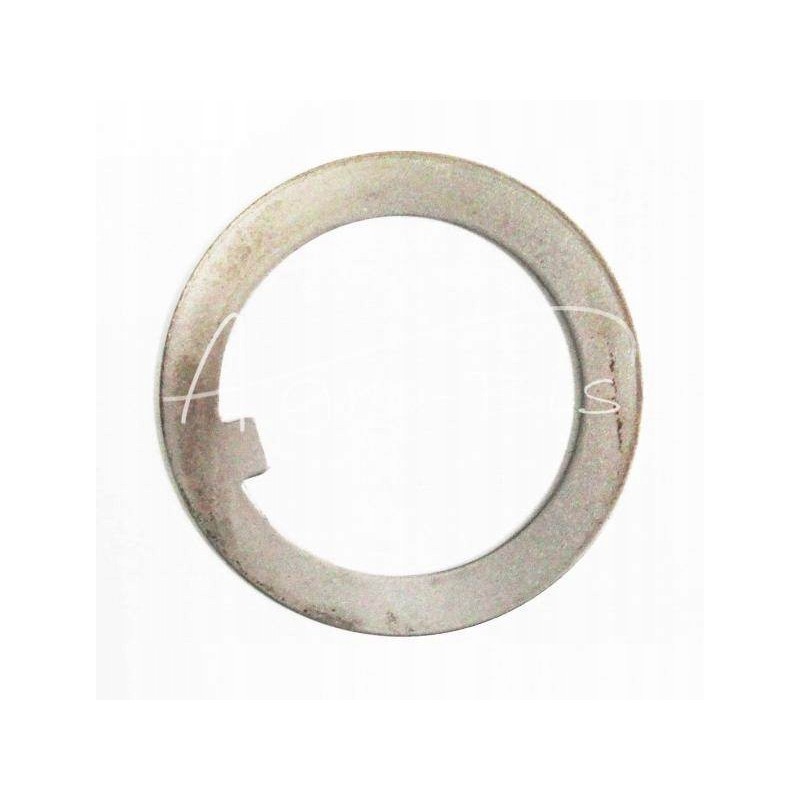 A washer securing the square baler