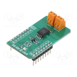 1 pcs x MIKROE - ISO ADC 3 CLICK - Click board, A/D converter, I2C, AMC1100,MCP3221, 3.3VDC,5VDC