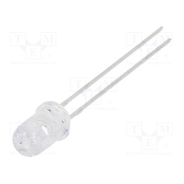 1 pcs x LUMEX - SSL-LX5093SYC - LED, 5mm, yellow, 1000mcd, 30°, Front: convex, 2.1÷2.5V, -40÷85°C