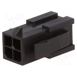 2 pcs x MOLEX - 430200400 - Plug, wire-wire, male, Micro-Fit 3.0, 3mm, PIN: 4, w/o contacts