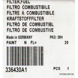 Fuel filter insert new holland case cnh 336430a1