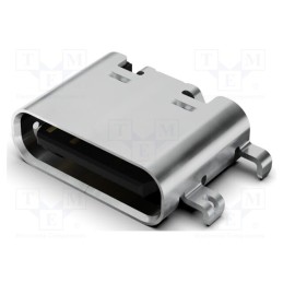 2 pcs x Global Connector Technology (GCT) - USB4500-03-0-A - Socket, USB C, SMT, PIN: 16, horizontal, middle board mount, 5A