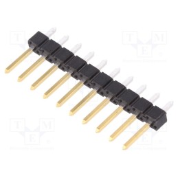 2 pcs x Amphenol Communications Solutions - 68000-210HLF - Pin header, pin strips, BERGSTIK II, male, PIN: 10, straight, THT