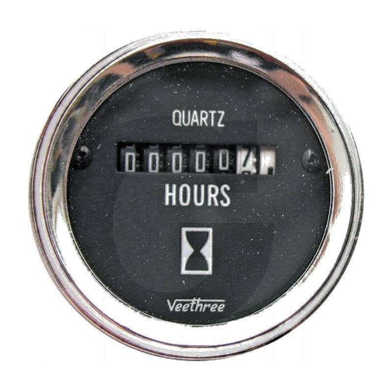 Hour meter fi 52mm 8 28v