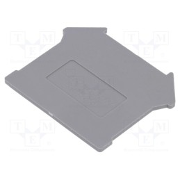 2 pcs x DEGSON ELECTRONICS - D-PC2.5 - Separating plate, grey, PC-10,PC-2.5,PC-4,PC-6
