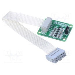 1 pcs x MIKROE - TOUCHPANEL CONTROLLER - Expansion board, FFC/FPC,IDC10, Interface: 4-wire