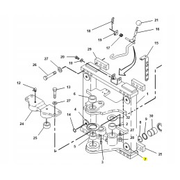 Cat 428 cva travel cylinder