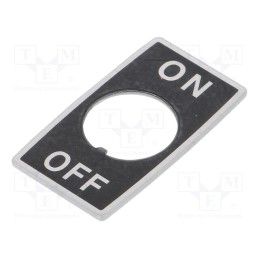 1 pcs x PANASONIC - WD1901J - Description label, T11,T21,T31,T41, black and silver