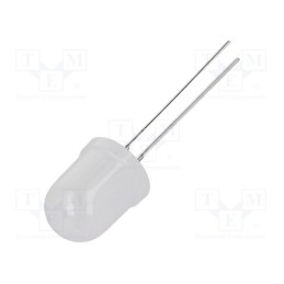 1 pcs x OPTOSUPPLY - OS5RPMA162A-LM - LED, 10mm, red, 1120÷1560mcd, 60°, Front: convex, 1.8÷2.4V