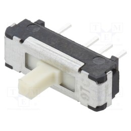 1 pcs x ALPS - SSSS919800 - Switch: slide, Pos: 3, SP3T, 0.1A/12VDC, ON-ON-ON, THT, -40÷85°C