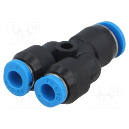 1 pcs x FESTO-153374 - Tee fitting, reductive,plug-in, -0.95÷6bar, polymer, Øout: 4mm