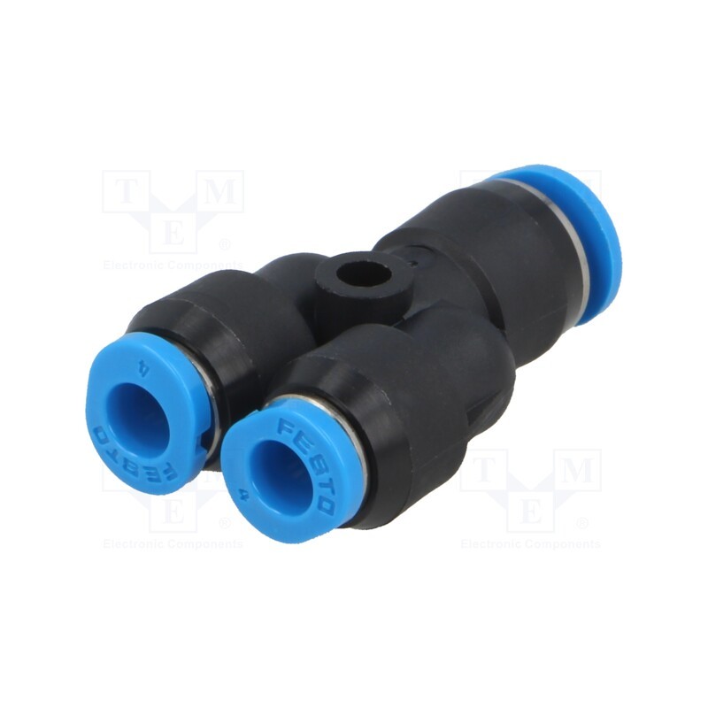 1 pcs x FESTO-153374 - Tee fitting, reductive,plug-in, -0.95÷6bar, polymer, Øout: 4mm