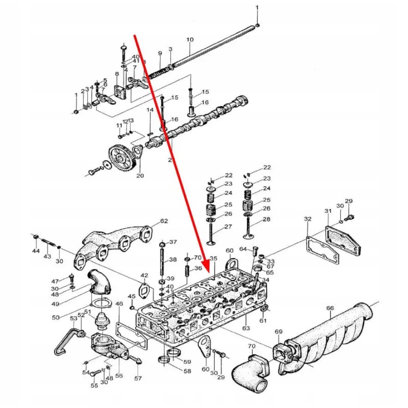A498b 03101a cylinder cover