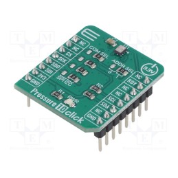 1 pcs x MIKROE - PRESSURE 10 CLICK - Click board, pressure sensor, GPIO,I2C,SPI, HSPPAD042A, 3.3VDC