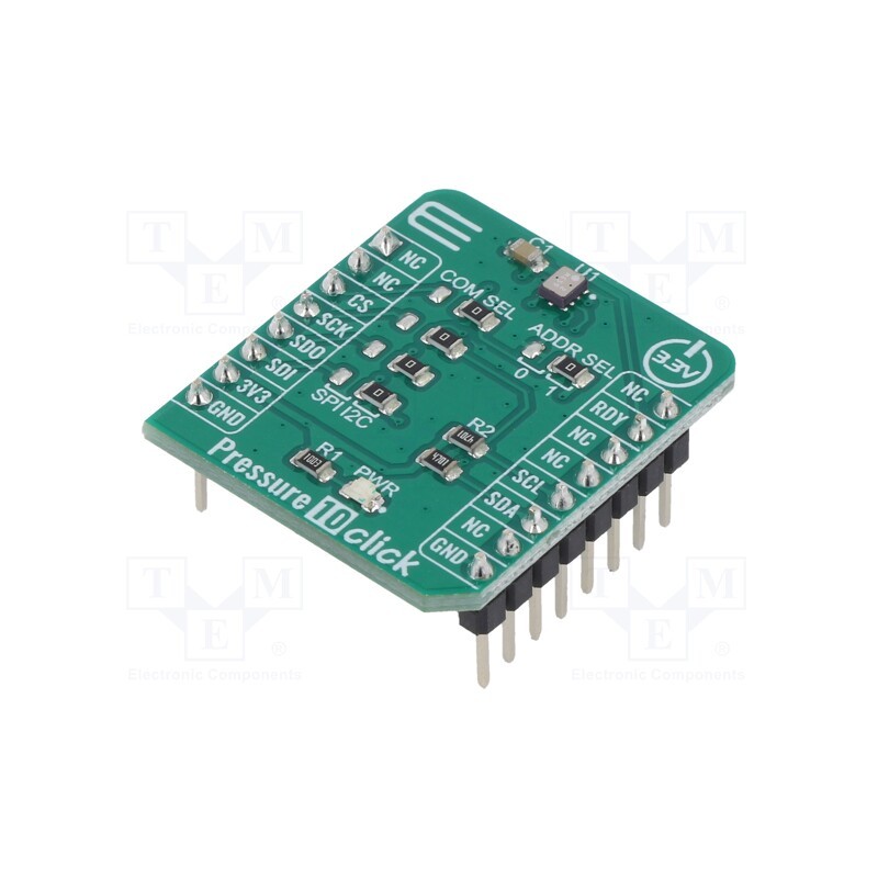 1 pcs x MIKROE - PRESSURE 10 CLICK - Click board, pressure sensor, GPIO,I2C,SPI, HSPPAD042A, 3.3VDC