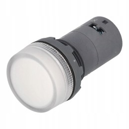 White LED 22mm 24v flat control lamp