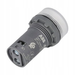 White LED 22mm 24v flat control lamp