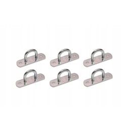 Hook, grip, guide, cable holder, h 30, 6 pcs