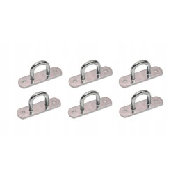 Hook, grip, guide, cable holder, h 25, 6 pcs