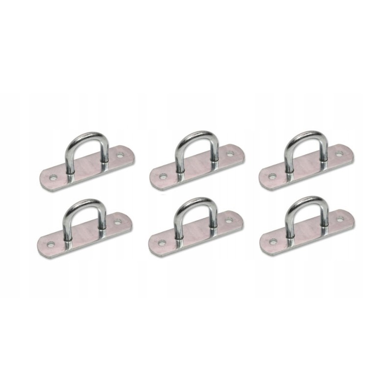 Hook, grip, guide, cable holder, h 25, 6 pcs