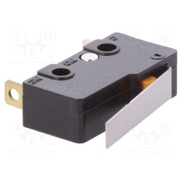 1 pcs x OMRON OCB - SS-5GL-2 - Microswitch SNAP ACTION, 5A/125VAC, with lever, SPST-NC, Pos: 2