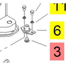Yanmar oil pan plug m16x1 5 sv15 sv26
