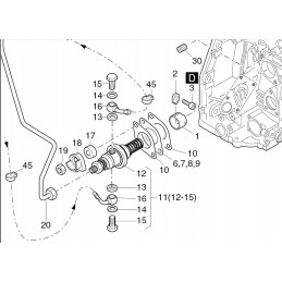 Hatz 1d41 1d50 1d81 pump seal 0 2 04102200