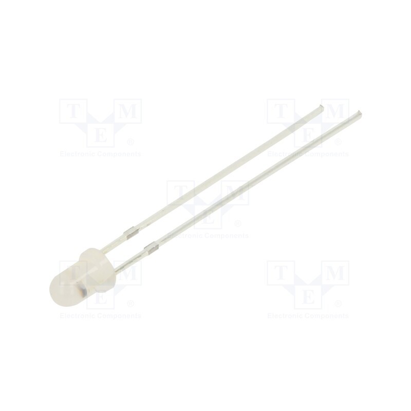 1 pcs x OPTOSUPPLY - OST1MK3132A - LED, 3mm, RGB, blinking,tricolour, 30°, 3.8÷5V, 20mA, Front: convex