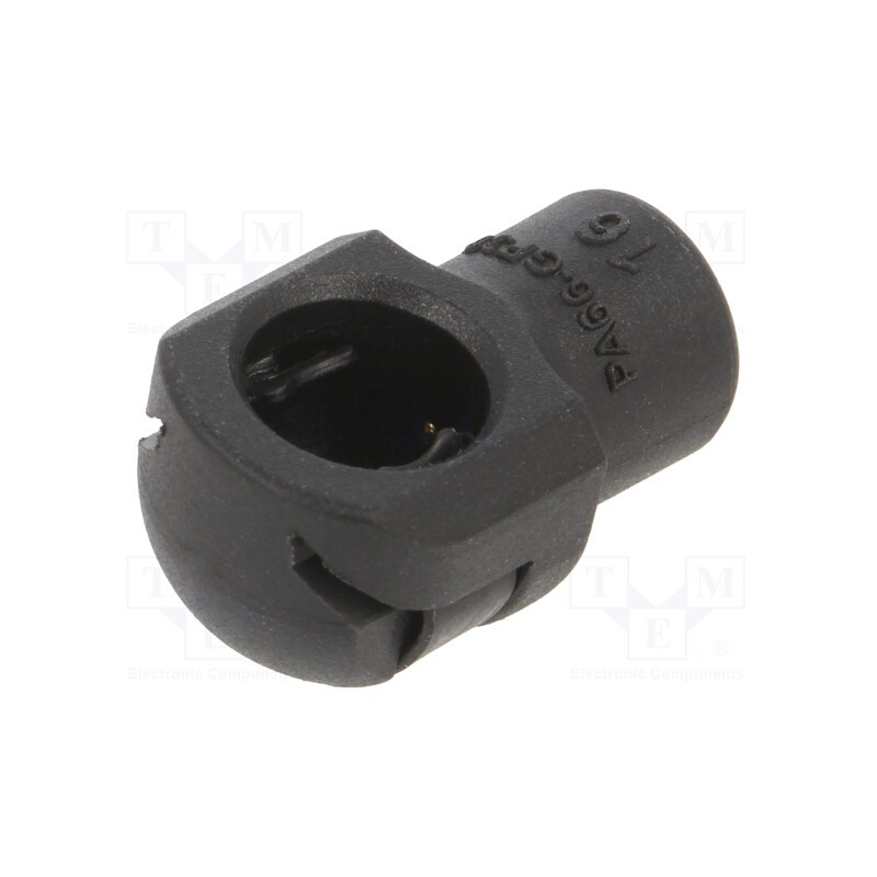 1 pcs x PNEUMAT-72421 - Mounting element for gas spring, Mat: plastic, 10mm, Thread: M6