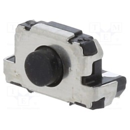 1 pcs x PANASONIC - EVQP4MB3K - Microswitch TACT, SPST, Pos: 2, 0.02A/15VDC, side, none, OFF-(ON)