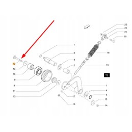 Kb8850375 carriage bolt m10 x 70 mm