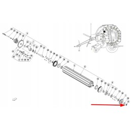 Cfa00401 roller nut m30 x 2