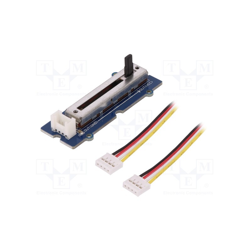 1 pcs x SEEED STUDIO - SLIDE POTENTIOMETER - Sensor: position, potentiometer, Grove, module, 3.3÷5VDC, Ch: 1