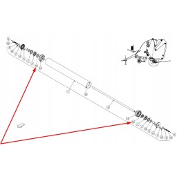Cse00644 simmering ring 30 x 72 x 10 mm