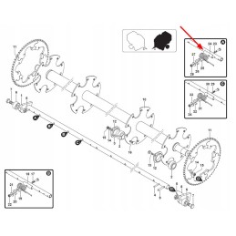 Bg0805014 pick-up finger mounting
