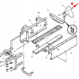 Y706549 bale chamber mounting screw