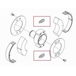 Wacker dpu clutch spring 0045979