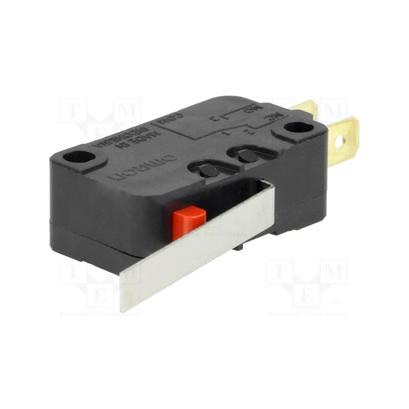 1 pcs x OMRON OCB - D3V-162-1C25 - Microswitch SNAP ACTION, 16A/250VAC, 10A/30VDC, with lever, SPDT