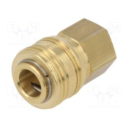 1 pcs x PNEUMAT-ES 14 I - Quick connection coupling, 0÷35bar, brass, 41mm, 1000l/min