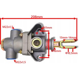 Brake valve for Ursus C 330 C328 tractor