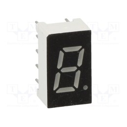 1 pcs x OPTO Plus LED - OPD-S3011LB-BW - Display: LED, 7-segment, 7.62mm, 0.3', No.char: 1, blue, 60mcd