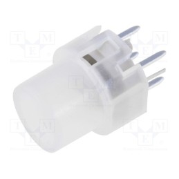 1 pcs x HIGHLY ELECTRIC - KS01-BLV-2 - Switch: keypad, Pos: 2, SPST-NO, 0.01A/35VDC, colourless, LED, THT