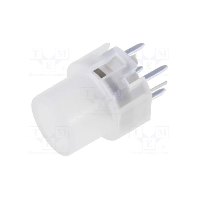 1 pcs x HIGHLY ELECTRIC - KS01-BLV-2 - Switch: keypad, Pos: 2, SPST-NO, 0.01A/35VDC, colourless, LED, THT