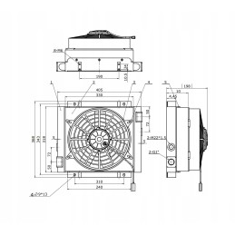 Oil cooler alcl 6 0 24v 130l 19