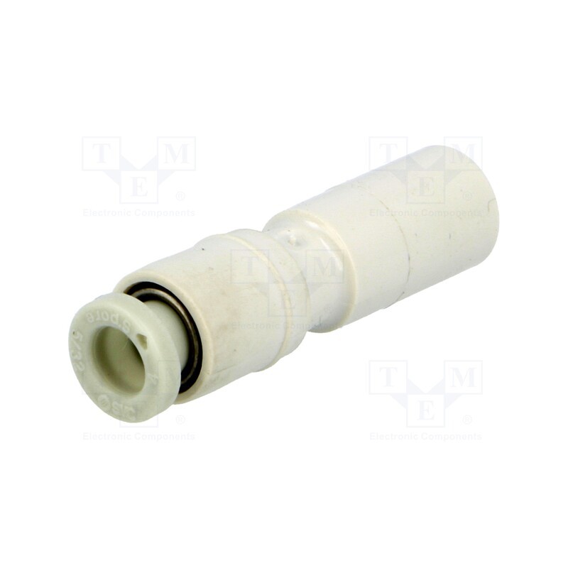 1 pcs x SMC-KQ2R04-08A - Push-in fitting, straight,reductive, -1÷10bar, polypropylene